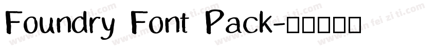 Foundry Font Pack字体转换